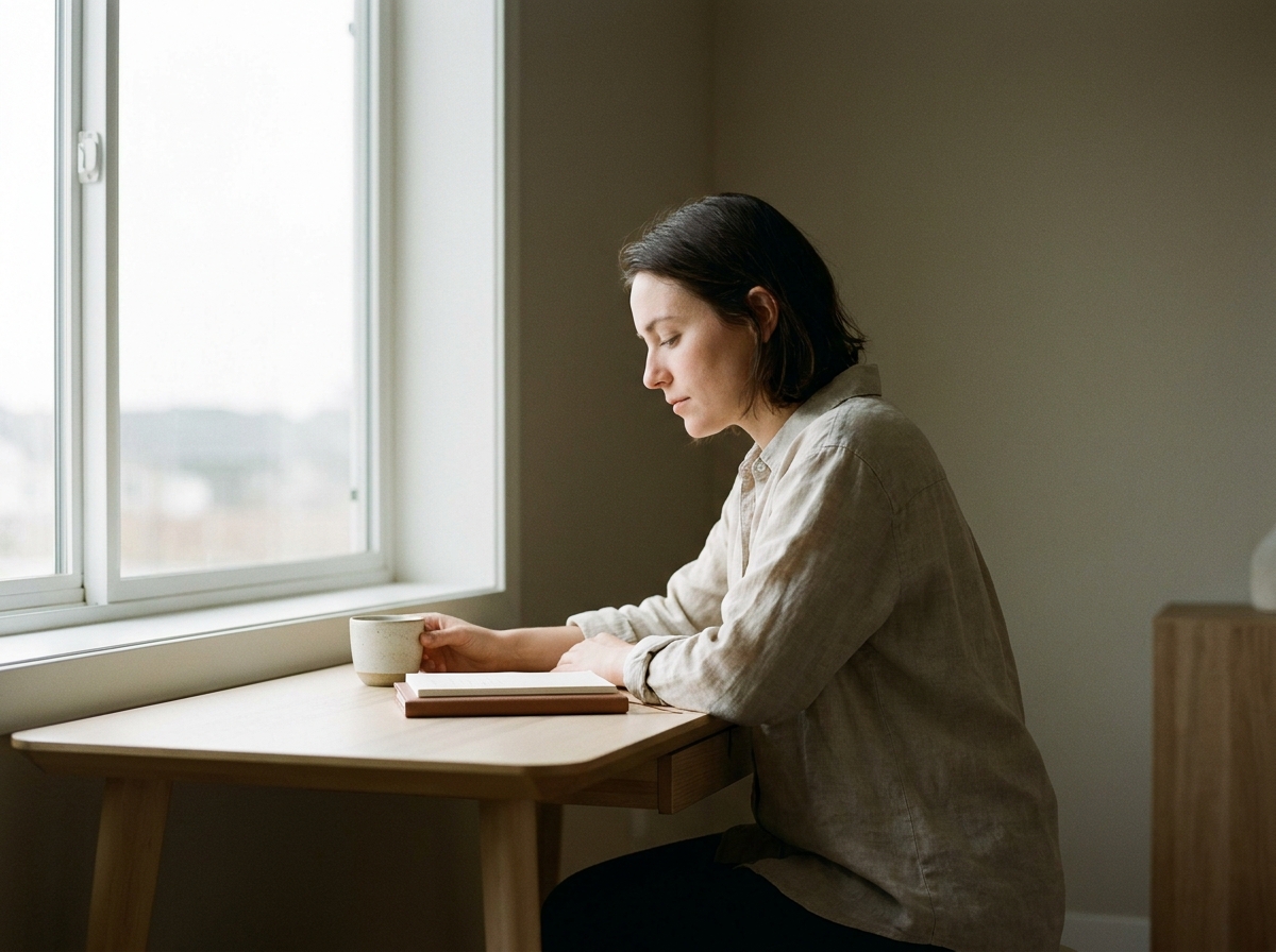 Calm, focused workspace in morning light